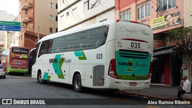 Souza Turismo 035 na cidade de Aparecida, São Paulo, Brasil, por Alex Ramos Ribeiro. ID da foto: 6473347.