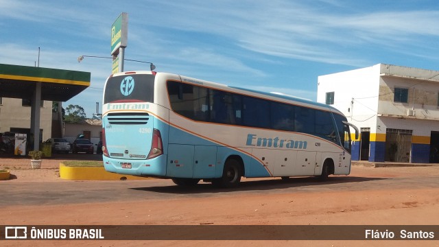 Emtram 4290 na cidade de Barra da Estiva, Bahia, Brasil, por Flávio  Santos. Número da foto: #6473645.