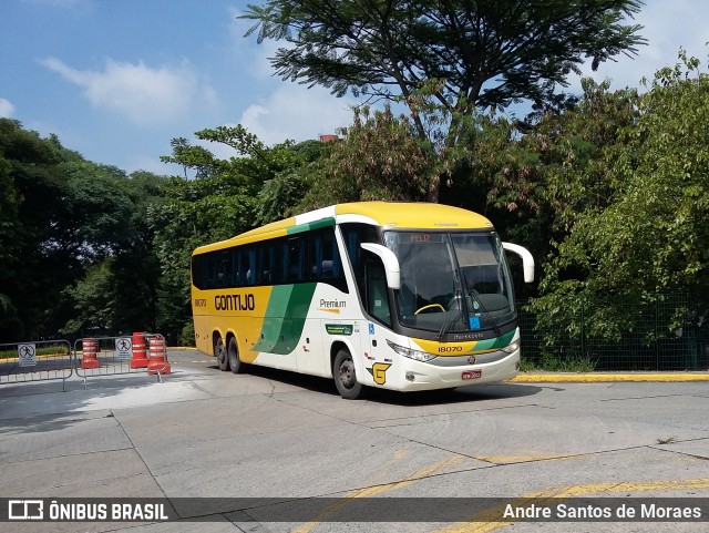 Empresa Gontijo de Transportes 18070 na cidade de São Paulo, São Paulo, Brasil, por Andre Santos de Moraes. Número da foto: #6472366.