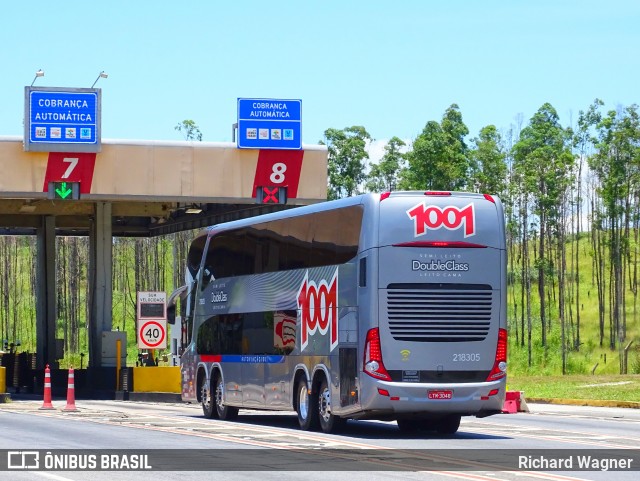 Auto Viação 1001 218305 na cidade de Seropédica, Rio de Janeiro, Brasil, por Richard Wagner. Número da foto: #6473781.