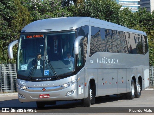 Viação Garcia 7856 na cidade de Curitiba, Paraná, Brasil, por Ricardo Matu. Número da foto: #6475484.