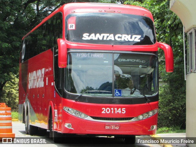 Viação Santa Cruz 201145 na cidade de São Paulo, São Paulo, Brasil, por Francisco Mauricio Freire. Número da foto: #6476294.