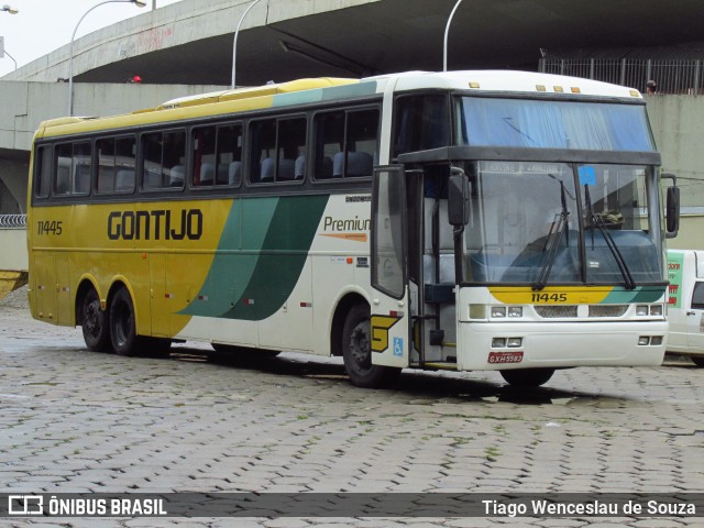 Empresa Gontijo de Transportes 11445 na cidade de Belo Horizonte, Minas Gerais, Brasil, por Tiago Wenceslau de Souza. ID da foto: 6474899.