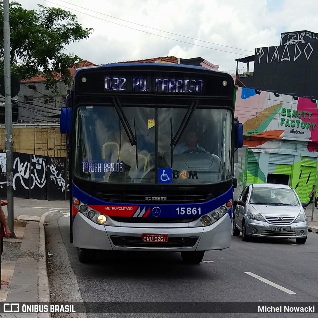 Viação Miracatiba 15.861 na cidade de São Paulo, São Paulo, Brasil, por Michel Nowacki. ID da foto: 6476485.