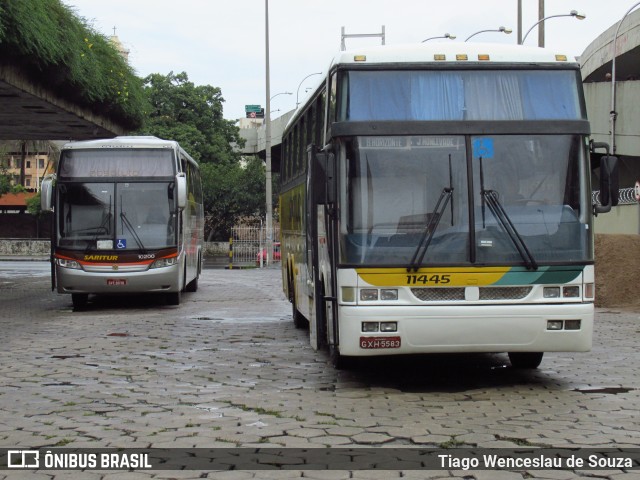 Empresa Gontijo de Transportes 11445 na cidade de Belo Horizonte, Minas Gerais, Brasil, por Tiago Wenceslau de Souza. ID da foto: 6474905.