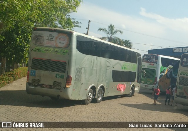 Eucatur - Empresa União Cascavel de Transportes e Turismo 4540 na cidade de Ji-Paraná, Rondônia, Brasil, por Gian Lucas  Santana Zardo. Número da foto: #6475260.