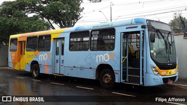 TCGL - Transportes Coletivos Grande Londrina 4509 na cidade de Londrina, Paraná, Brasil, por Filipe Affonso. Número da foto: #6408196.