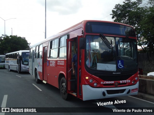 Viação Belo Monte Transportes Coletivos 97519 na cidade de Belo Horizonte, Minas Gerais, Brasil, por Vicente de Paulo Alves. ID da foto: 6408368.