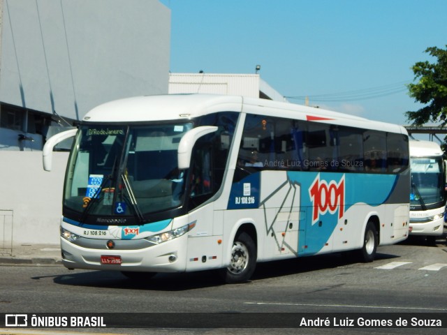 Auto Viação 1001 RJ 108.216 na cidade de Rio de Janeiro, Rio de Janeiro, Brasil, por André Luiz Gomes de Souza. ID da foto: 6410087.