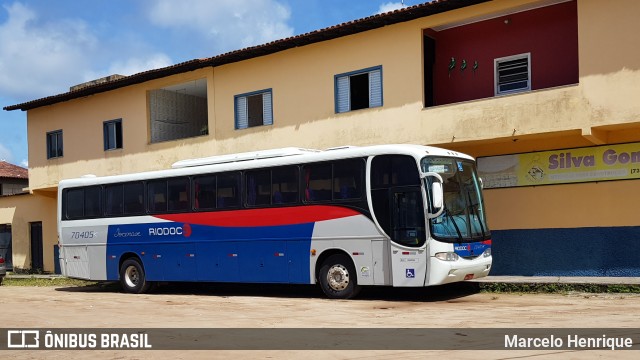 Viação Riodoce 70405 na cidade de Nova Viçosa, Bahia, Brasil, por Marcelo Henrique. Número da foto: #6408191.