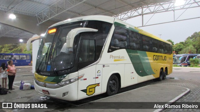 Empresa Gontijo de Transportes 18680 na cidade de Taubaté, São Paulo, Brasil, por Alex Ramos Ribeiro. ID da foto: 6411516.