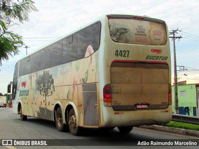 Eucatur - Empresa União Cascavel de Transportes e Turismo 4427 na cidade de Belo Horizonte, Minas Gerais, Brasil, por Adão Raimundo Marcelino. ID da foto: 6411440.