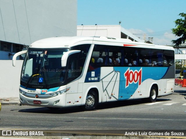 Auto Viação 1001 RJ 108.284 na cidade de Rio de Janeiro, Rio de Janeiro, Brasil, por André Luiz Gomes de Souza. Número da foto: #6410670.