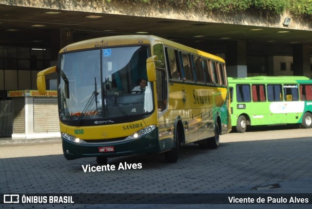 Viação Sandra 1650 na cidade de Belo Horizonte, Minas Gerais, Brasil, por Vicente de Paulo Alves. Número da foto: #6409620.