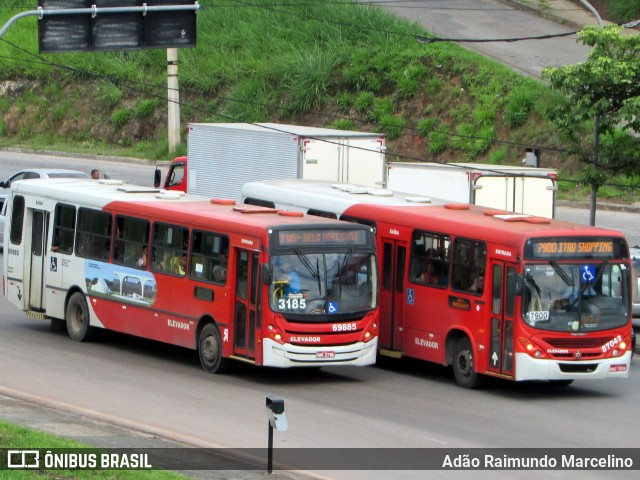 Viação Santa Edwiges 69885 na cidade de Belo Horizonte, Minas Gerais, Brasil, por Adão Raimundo Marcelino. ID da foto: 6410905.