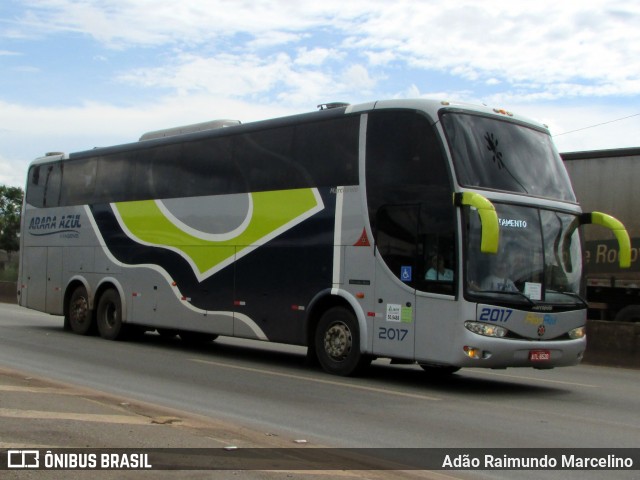 Arara Azul Transportes 2017 na cidade de Belo Horizonte, Minas Gerais, Brasil, por Adão Raimundo Marcelino. ID da foto: 6410927.