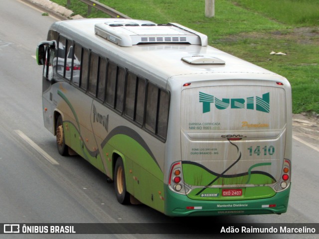 Turin Transportes 1410 na cidade de Belo Horizonte, Minas Gerais, Brasil, por Adão Raimundo Marcelino. Número da foto: #6411324.