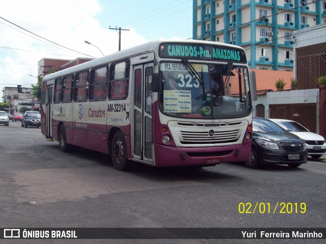 Transportes São Luiz AM-32314 na cidade de Belém, Pará, Brasil, por Yuri Ferreira Marinho. Número da foto: #6412177.