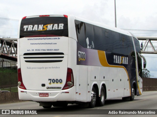 Transmar Turismo 7000 na cidade de Belo Horizonte, Minas Gerais, Brasil, por Adão Raimundo Marcelino. ID da foto: 6414515.