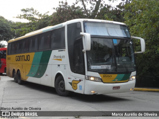 Empresa Gontijo de Transportes 11950 na cidade de São Paulo, São Paulo, Brasil, por Marco Aurélio de Oliveira. ID da foto: 6414842.