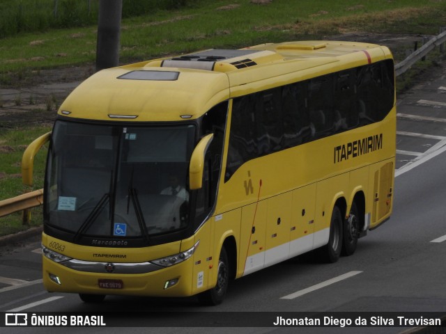 Viação Itapemirim 60063 na cidade de Lavrinhas, São Paulo, Brasil, por Jhonatan Diego da Silva Trevisan. ID da foto: 6414596.