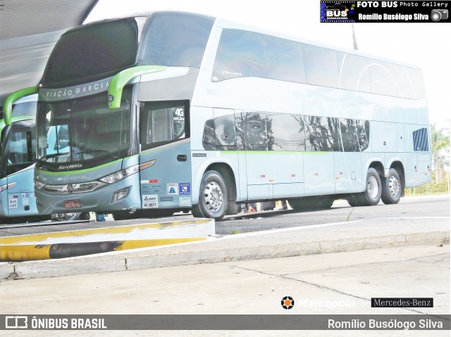 Viação Garcia 8631 na cidade de Rolândia, Paraná, Brasil, por Romílio Busólogo Silva . Número da foto: #6413599.