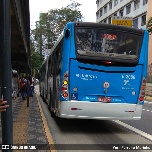 Viação Paratodos > São Jorge > Metropolitana São Paulo > Mobibrasil 6 3086 na cidade de São Paulo, São Paulo, Brasil, por Yuri Ferreira Marinho. ID da foto: 6412169.