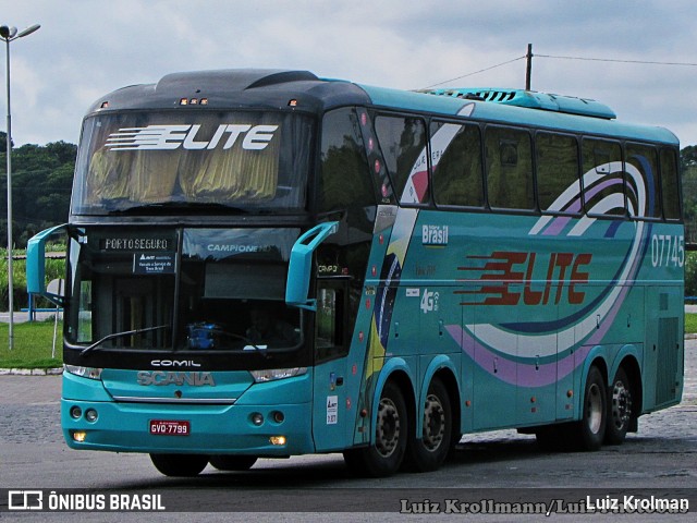 Elite Turismo 07745 na cidade de Juiz de Fora, Minas Gerais, Brasil, por Luiz Krolman. ID da foto: 6413886.