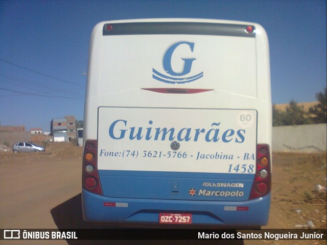 Transportadora Guimarães 1458 na cidade de Irecê, Bahia, Brasil, por Mario dos Santos Nogueira Junior. ID da foto: 6411648.