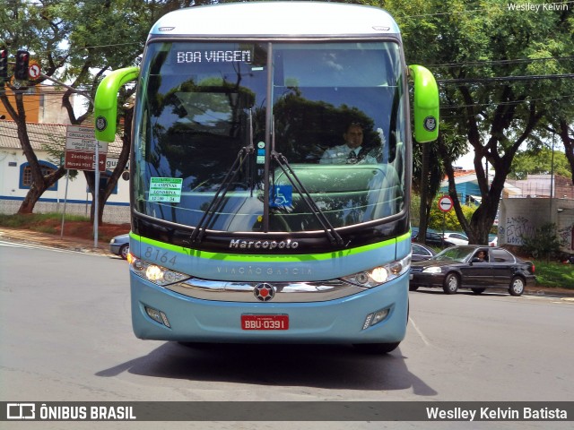 Viação Garcia 8164 na cidade de Sorocaba, São Paulo, Brasil, por Weslley Kelvin Batista. ID da foto: 6412790.