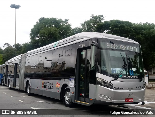 Sambaíba Transportes Urbanos 2 3154 na cidade de São Paulo, São Paulo, Brasil, por Felipe Goncalves do Vale. Número da foto: #6415440.