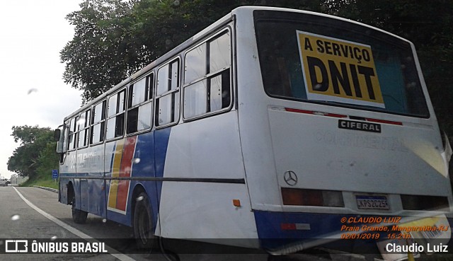Empresa de Transportes Continental RJ 125.012 na cidade de Mangaratiba, Rio de Janeiro, Brasil, por Claudio Luiz. Número da foto: #6416306.