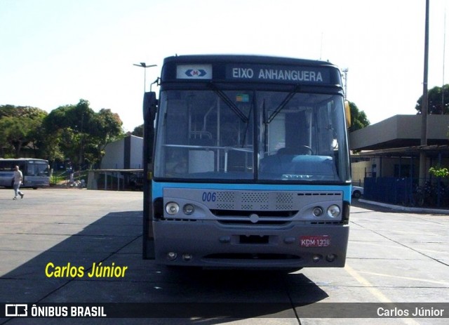 Metrobus 006 na cidade de Goiânia, Goiás, Brasil, por Carlos Júnior. Número da foto: #6417022.
