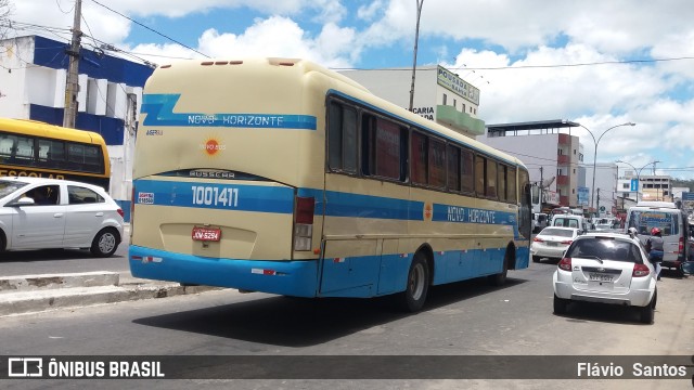 Viação Novo Horizonte 1001411 na cidade de Vitória da Conquista, Bahia, Brasil, por Flávio  Santos. ID da foto: 6415133.