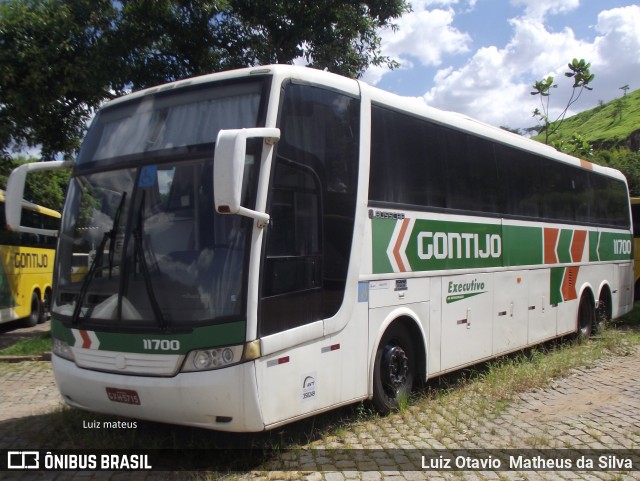 Empresa Gontijo de Transportes 11700 na cidade de Belo Horizonte, Minas Gerais, Brasil, por Luiz Otavio Matheus da Silva. Número da foto: #6416424.