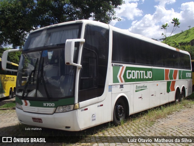 Empresa Gontijo de Transportes 11700 na cidade de Belo Horizonte, Minas Gerais, Brasil, por Luiz Otavio Matheus da Silva. ID da foto: 6416424.