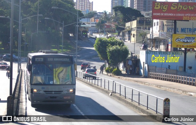 Metrobus 006 na cidade de Goiânia, Goiás, Brasil, por Carlos Júnior. ID da foto: 6417032.