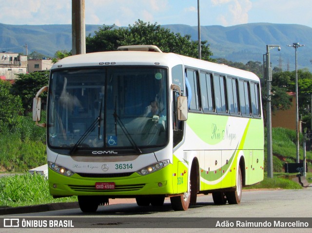 Rio Negro Fretamento e Turismo 36314 na cidade de Belo Horizonte, Minas Gerais, Brasil, por Adão Raimundo Marcelino. ID da foto: 6418197.