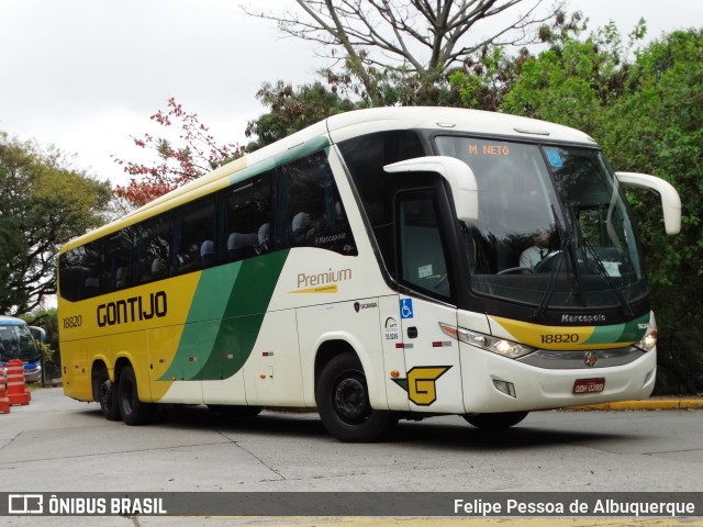 Empresa Gontijo de Transportes 18820 na cidade de São Paulo, São Paulo, Brasil, por Felipe Pessoa de Albuquerque. ID da foto: 6416333.