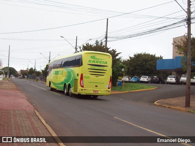 Viação Garcia 7969 na cidade de Apucarana, Paraná, Brasil, por Emanoel Diego.. ID da foto: 6416097.