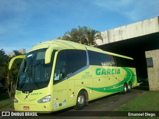 Viação Garcia 7899 na cidade de Apucarana, Paraná, Brasil, por Emanoel Diego.. ID da foto: 6421020.