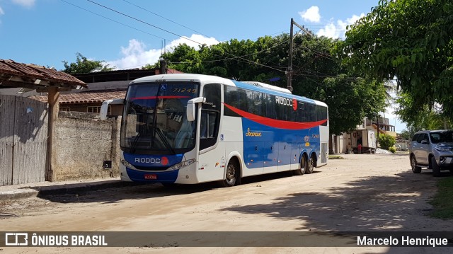 Viação Riodoce 71249 na cidade de Nova Viçosa, Bahia, Brasil, por Marcelo Henrique. ID da foto: 6420743.