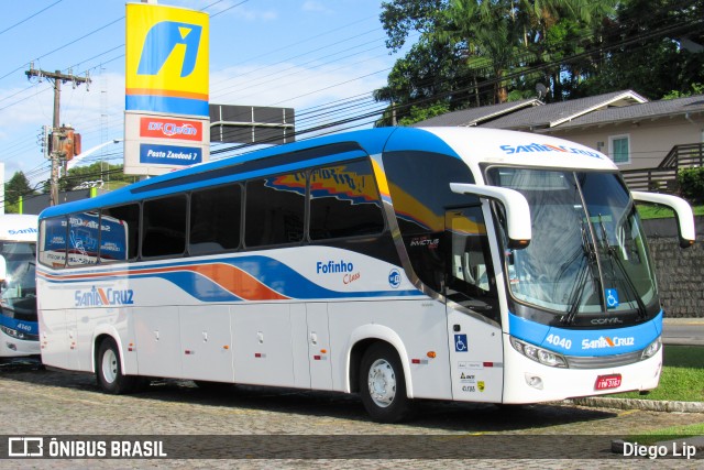 VUSC - Viação União Santa Cruz 4040 na cidade de Joinville, Santa Catarina, Brasil, por Diego Lip. ID da foto: 6419385.