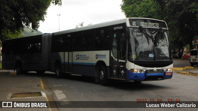Transol Transportes Coletivos 0201 na cidade de Florianópolis, Santa Catarina, Brasil, por Lucas Weber Calizario. Número da foto: #6419322.