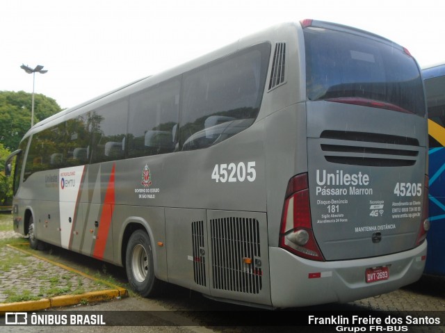 Empresa de Ônibus Pássaro Marron 45205 na cidade de São Paulo, São Paulo, Brasil, por Franklin Freire dos Santos. Número da foto: #6419035.