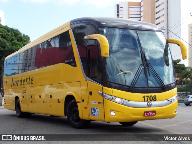 Viação Nordeste 1708 na cidade de Fortaleza, Ceará, Brasil, por Victor Alves. Número da foto: #6420721.