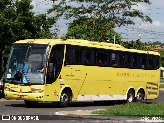 Viação Itapemirim 8881 na cidade de Teresina, Piauí, Brasil, por João Victor. ID da foto: 6421285.