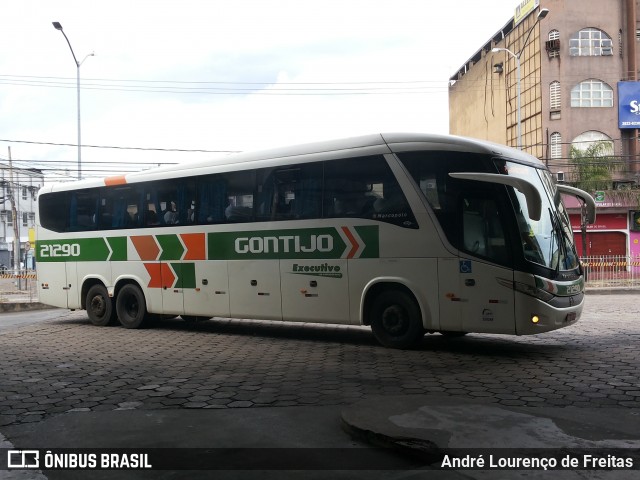 Empresa Gontijo de Transportes 21290 na cidade de Ipatinga, Minas Gerais, Brasil, por André Lourenço de Freitas. ID da foto: 6420505.