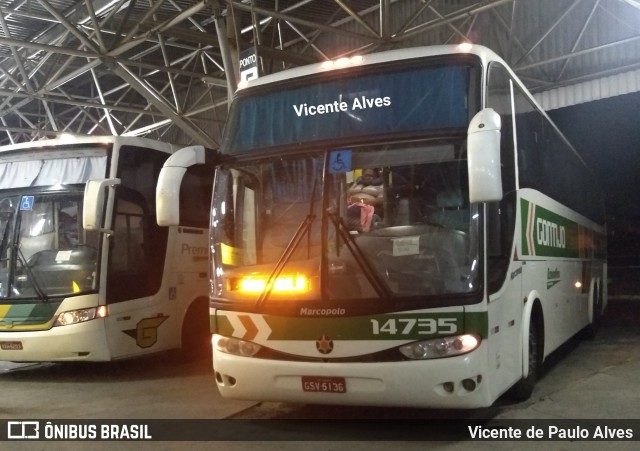 Empresa Gontijo de Transportes 14735 na cidade de Senhor do Bonfim, Bahia, Brasil, por Vicente de Paulo Alves. Número da foto: #6418912.
