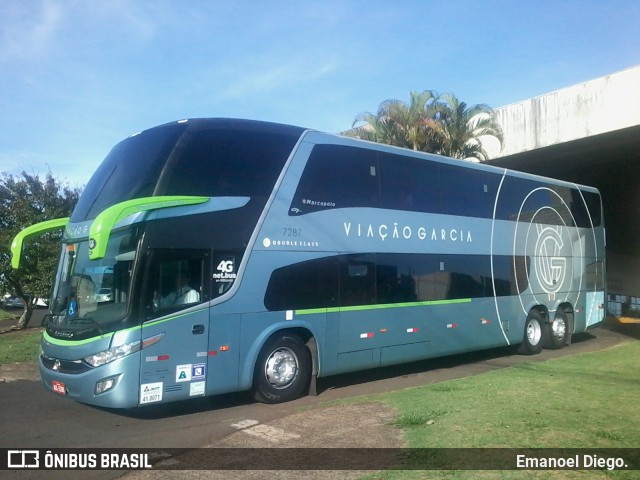 Viação Garcia 7287 na cidade de Apucarana, Paraná, Brasil, por Emanoel Diego.. Número da foto: #6418906.